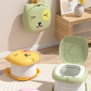 পোর্টেবল ভাঁজযোগ্য ও সহজে বহনযোগ্য বাচ্চাদের পটি পট